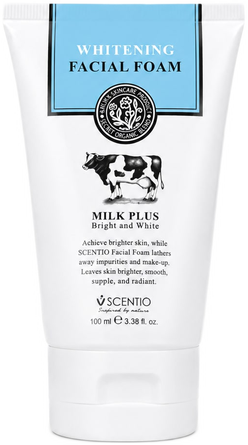 Scentio Milk Plus Whitening Facial Foam 100ml